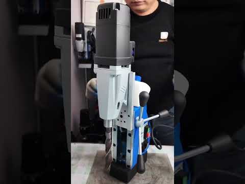 The FE50 RLX magnetic drill features a built in cooling system forward and reverse.
