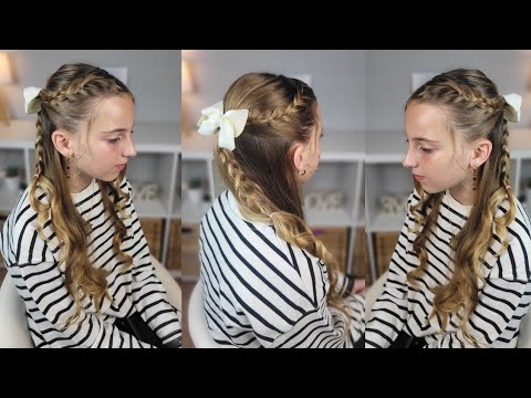 Peinado elegante con trenzas paso a paso | Peinado comunión | Elegant hairstyle tutorial