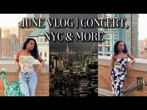 JUNE VLOG | MEG THEE STALLION CONCERT & EXPLORING 🗽NYC! FOOD, VIEWS & MORE!