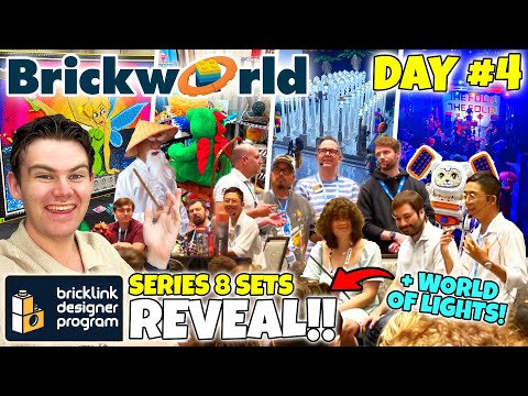 BrickLink Designer Program LEGO Sets Reveal & LEGO MOCs | Brickworld Chicago 2025 – Day 4 VLOG