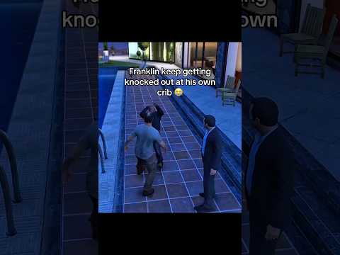 Franklin getting bullied now 😭 #gta #gta5 #shorts