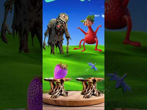 आपको कौन सी स्ट्रॉबेरी चाहिए  #shorts  #cartoonshorts