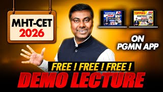 FREE Demo Lecture! || MHT-CET 2026 की तैयारी || PHYSICS || MUKESH SIR #mhtcet
