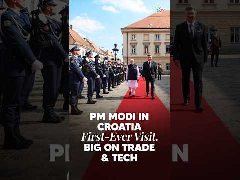 PM Modi in Croatia | First-Ever Visit Boosts Trade & Tech Ties