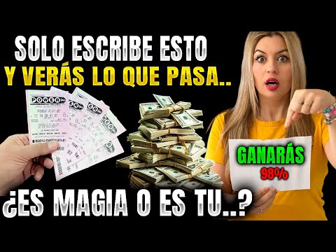 💰 ¡SORPRENDENTE! Escribe ESTO en un PAPEL y GANA la LOTERÍA HOY MISMO 🚀