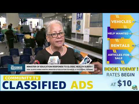YouTube video thumbnail: Minister Of Education Responds To Global Health Survey