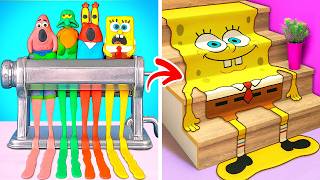 Run! Help SpongeBob And Patrick! 🧽 Giant Paper Game Of Clue In Bikini Bottom!