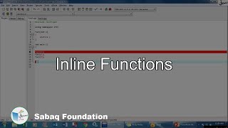 Inline functions