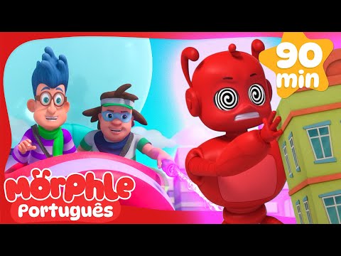 Robô Morphle é Hipnotizado! | Maratona do Morphle Brasil | Desenhos Animados Infantis em Português