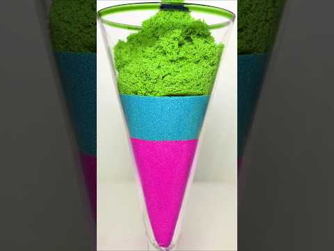 Very Satisfying and Relaxing, Kinetic Sand ASMR, Drop and squish
