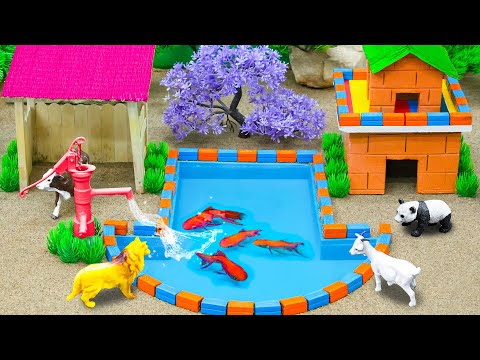 Best Creative Miniature Farm Riverside Diorama - Barnyard Animal - Cattle Farm