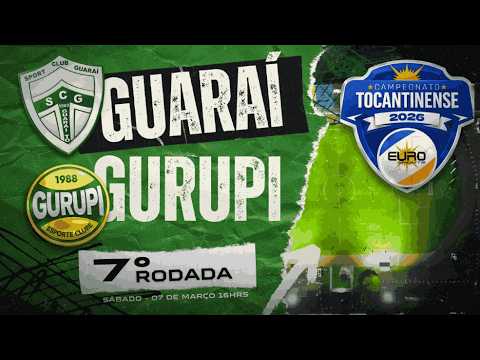 Guaraí-TO 0 x 1 Gurupi-TO