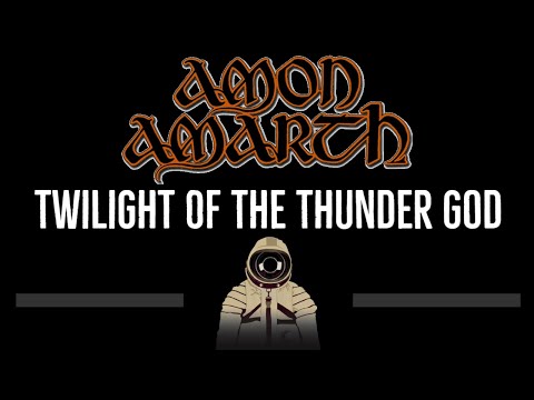 Amon Amarth • Twilight Of The Thunder God (CC) (Remastered Video) 🎤 [Karaoke] [Instrumental Lyrics]