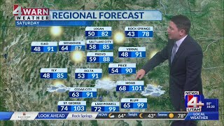 Elevated fire threat for southern Utah this weekend, hot temperatures next week