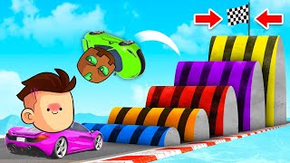 PASAMOS EL PARKOUR IMPOSIBLE con COCHES en GTA 5 ONLINE!