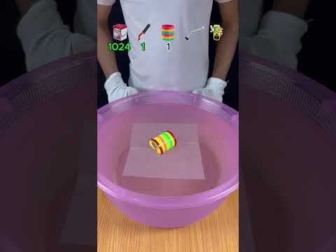Try To Guess How Many Tissues Paper It Tooks! what wil happend next?#satisfying #asmr #experiment
