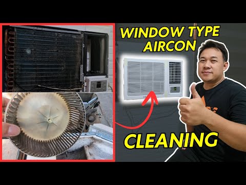 PAANO MAGLINIS NG WINDOW TYPE AIRCON INVERTER