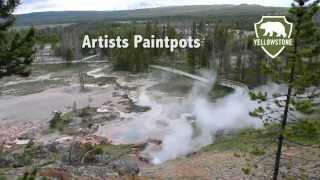 Yellowstone's Gurgling Mud Pots at Artists Paintpots