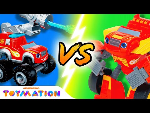 Robot Blaze vs. Firefighter Blaze! #2 | Blaze and the Monster Machines Toys | Toymation