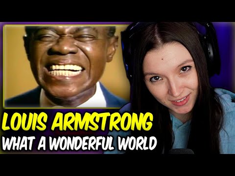 Louis Armstrong - What A Wonderful World  | FIRST TIME REACTION