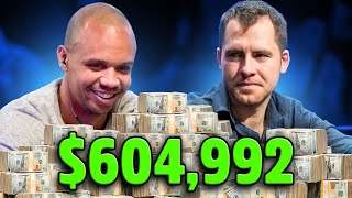 Phil Ivey vs Jungleman BATTLE in HEADS UP For $604,992
