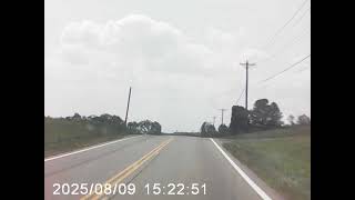 A blue SUV passed the van, red pickup and me on a curve then the red pickup passed me on SR 22