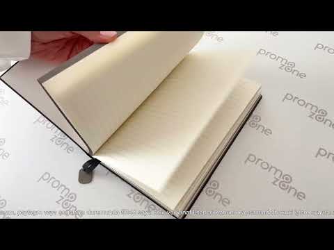 14 x 21 cm Yumuşak Termo Deri Kapaklı Defter 200 Sayfa 80 gr Ivory Krem Çizgili İç Kağıt Promozone