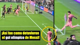 MESSI LO INTENTÓ TODO: Su córner sorprendió al arquero y Atlanta evitó el gol por centímetros