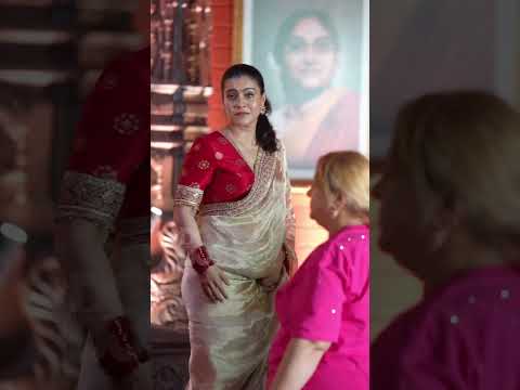 Kajol Durga Pooja 💞 ajay devgan entry pooja 💞 4k Shorts