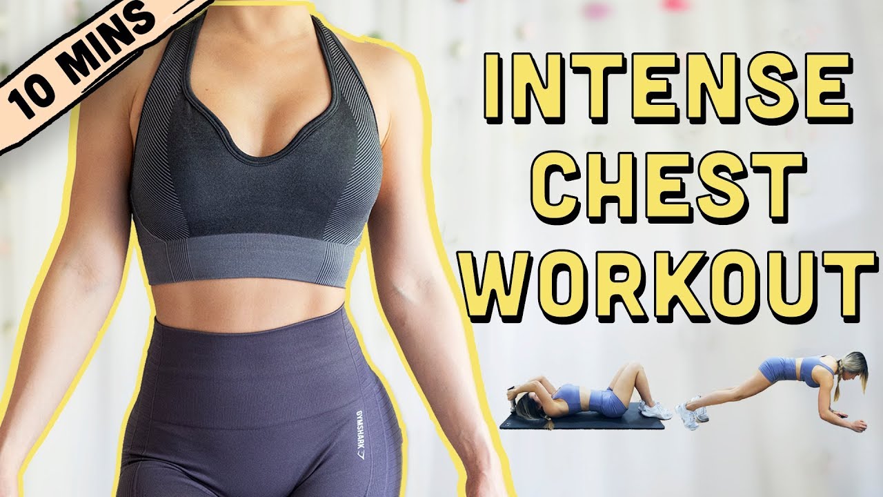10 Mins INTENSE Chest Workout BEGINNERS TO ADVANCED