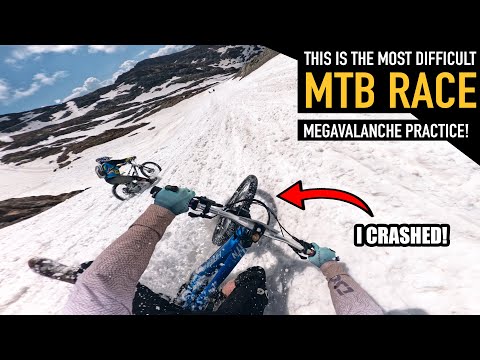 THIS IS THE MOST DIFFICULT MTB RACE IN THE WORLD// MEGAVALANCHE PRACTICE!