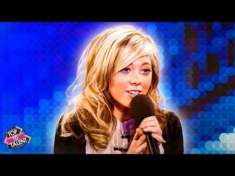 NERVOUS 14-Year-Old Singer's Unique Voice Earns Simon Cowell's Approval!