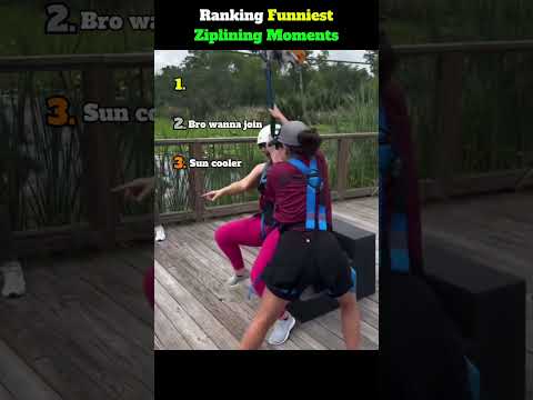 Ranking Funniest Ziplining Moments