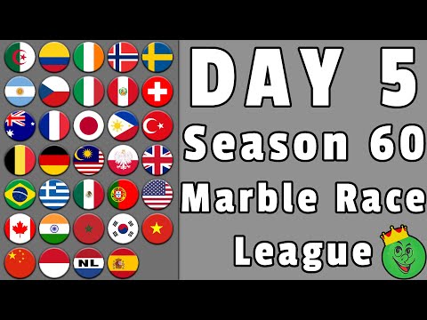 Marble Race League Season 60 Day 5 Marble Race / Marble Race King