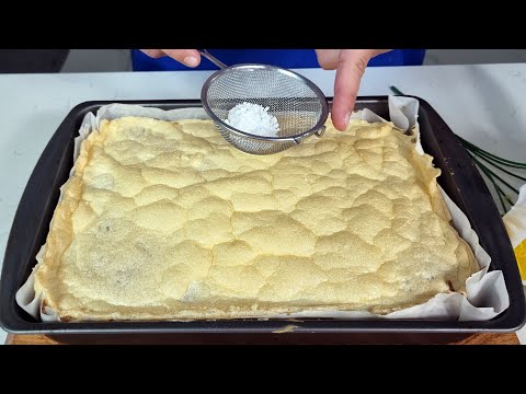 Kuchen in 15 Minuten! Der berühmte Apfelkuchen, der in ihrem Mund schmilzt! Einfach und lecker