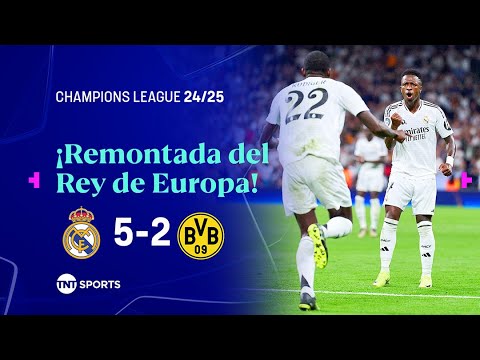 RESUMEN: REAL MADRID 5-2 BORUSSIA DORTMUND I JORNADA 3 | FASE DE LIGA | UEFA CHAMPIONS LEAGUE