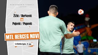Žižić / Đurković vs Pejović / Popović | MTL Herceg Novi | Teqball Montenegro