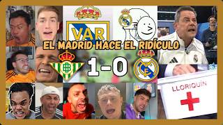 🤣🔥LOS MEJORES LLOROS MADRIDISTAS EN EL REAL BETIS 1 REAL MADRID 0 (EL MADRID SE ATASCA)