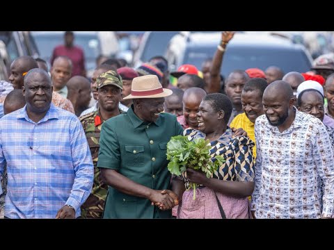 PRESIDENT RUTO LAUNCHES MAMA MBOGA MARKET IN LUANDA, VIHIGA COUNTY