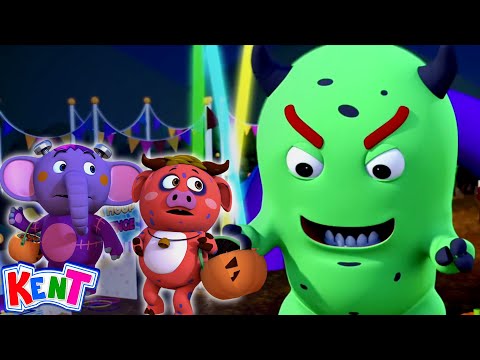 Kent The Elephant | Giant Monster At The Spooky Fair + More Scary Nursery Rhymes For Kids