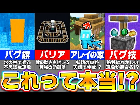 【マイクラ】絶対にありえないバグ裏技を検証したらスゴかったｗｗｗ【まいくら・マインクラフト】