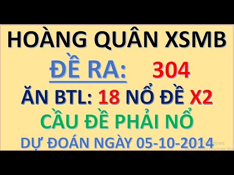 SOI CẦU XSMB 05/10 - SOI CẦU MIỀN BẮC - SOI CẦU ĐỀ - SOI CẦU LÔ - XSMB - HOÀNG QUÂN SOI CẦU XSMB