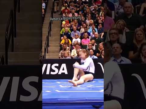 Rebecca Bross Infamous Knee Injury during the Visa Championships 2011 #gymnastics #fail #sports