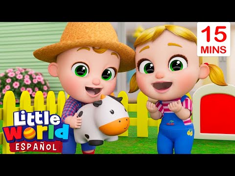 El Viejo MacDonald Y Su Granja 🐮🎤 Canciones Infantiles 🎶 Little World En Español 👶🏻🌎