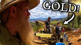 We found SO much GOLD!  Part 2 - Running the Trommel.