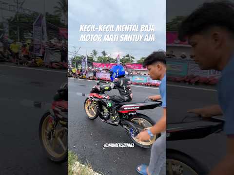 Kecil-kecil mental teruji #shrots #roadrace #honda