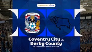 Coventry City vs Derby County | EFL Championship 25/26 Full Game Highlights