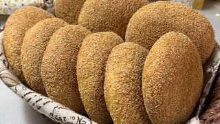 خبز الدار بالقمح الكامل فقط💫صحي ولذيذ ضروري تجربيه😘