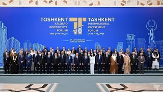 YouTube video thumbnail: 50-Year tax Incentives and new Financial Centre Unveiled at Tashkent Forum