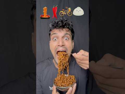Noodles,chilly,cycle,jelly🍝🌶️🚴🪼 #asmr #eatingchallenge #bikueating #mukbang #funny #tomandjelly